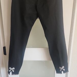 Frank Lyman Design Womens Black Denim Jeans With Beading